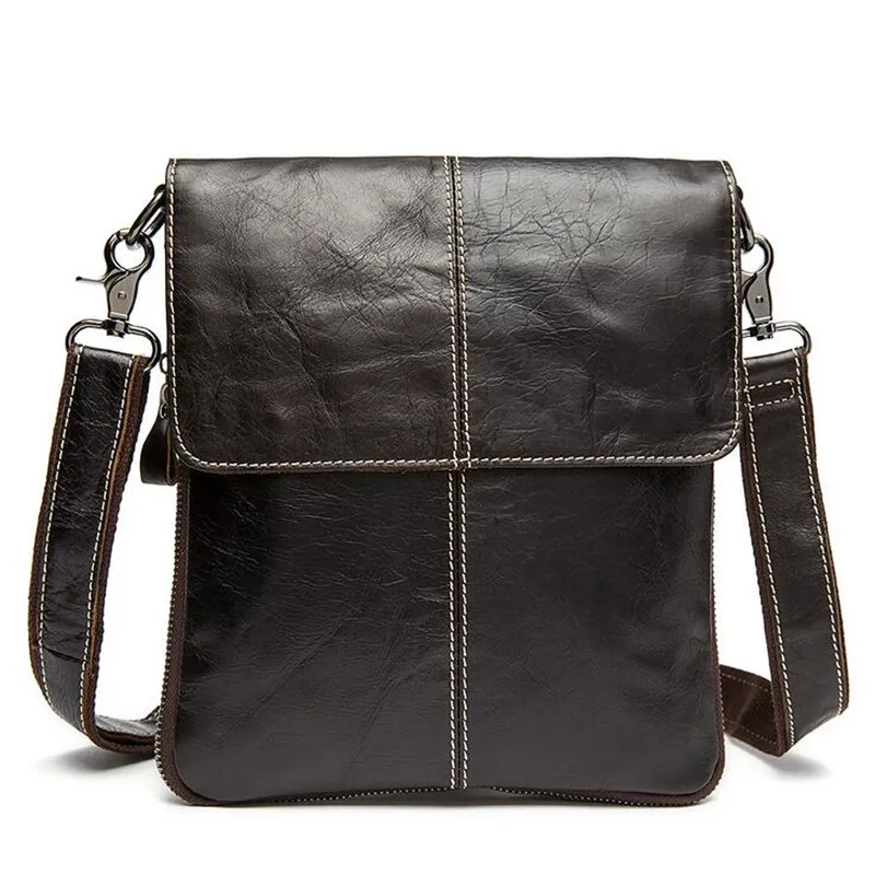 

2016 explosion models first layer of leather casual men's bag man bag Messenger bag leather shoulder bag and white British style