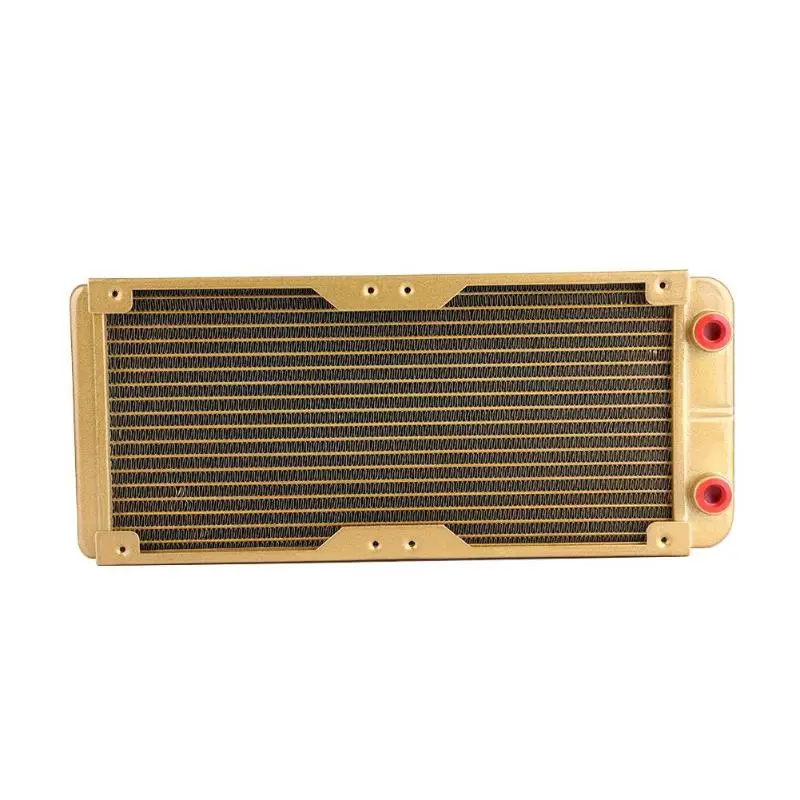 240mm 18 Tubes Aluminum Computer Water Cooling Radiator Heat Sink Part Exchanging CPU Heat Sink for Desktop Computer