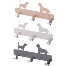 Ganchos Vintage con forma de perro percha rústica para puerta de pared percha rústica para ropa, abrigo, sombrero, llave colgante, soporte de cocina para el hogar, ganchos multiusos