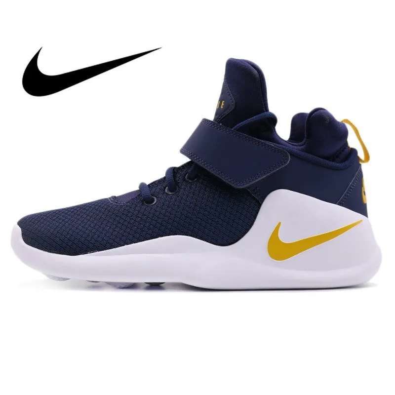 الأصلي أصيلة 2018 نايك KWAZI الرجال أحذية التزلج ارتداء مقاومة المضادة للانزلاق وارتفاع رياضية نوعية جيدة 844839401