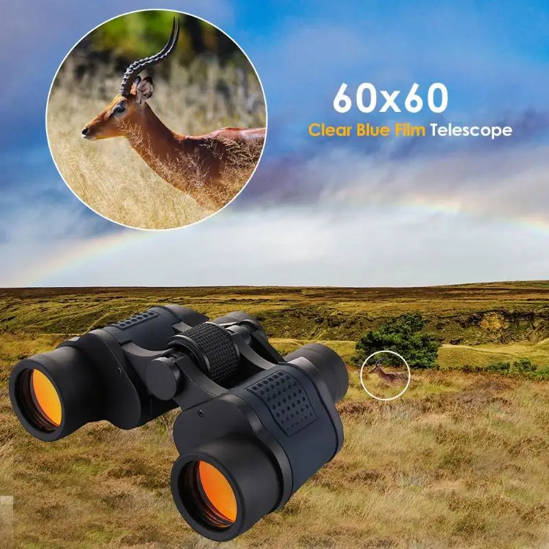 Night Vision 60x60 Zoom HD Waterproof Binoculars Telescope for Outdoor Hunting