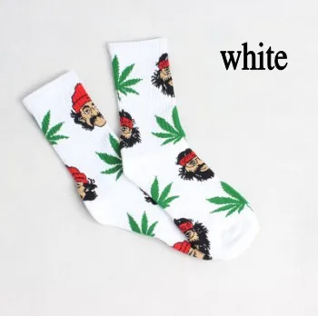 

comedy cheech&chong portrait long happy socks skateboard plantlife socks with hemp weed socks compression meias