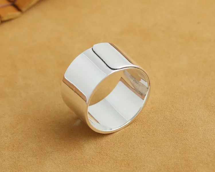 Ручной работы 999 серебряное кольцо Настоящее чистое серебряное кольцо изменяемое 999 серебряное кольцо унисекс