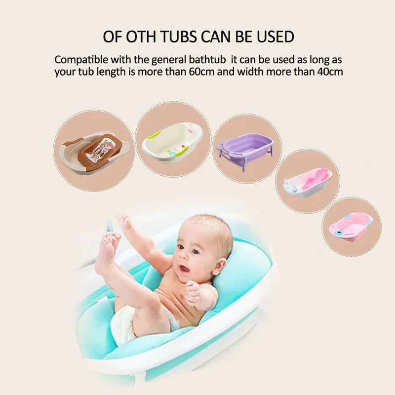 От 0 до 2 лет новорожденных Детская мозаика опора для ванной портативная детская ванночка противоскользящая губка пена коврик