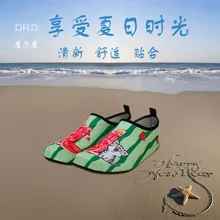 Мужские пляжные тапочки для плавания; женская пляжная обувь; унисекс; мягкая прогулочная обувь для занятий йогой на плоской подошве; нескользящие кроссовки