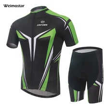 Weimostar Велоспорт Джерси Спортивная Для мужчин команда велосипед Велоспорт короткий рукав Костюмы Спорт Майки Размеры S-3XL
