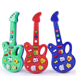 LeadingStar милые детские электронная гитара рифма развивающие музыкальные звук ребенок игрушка