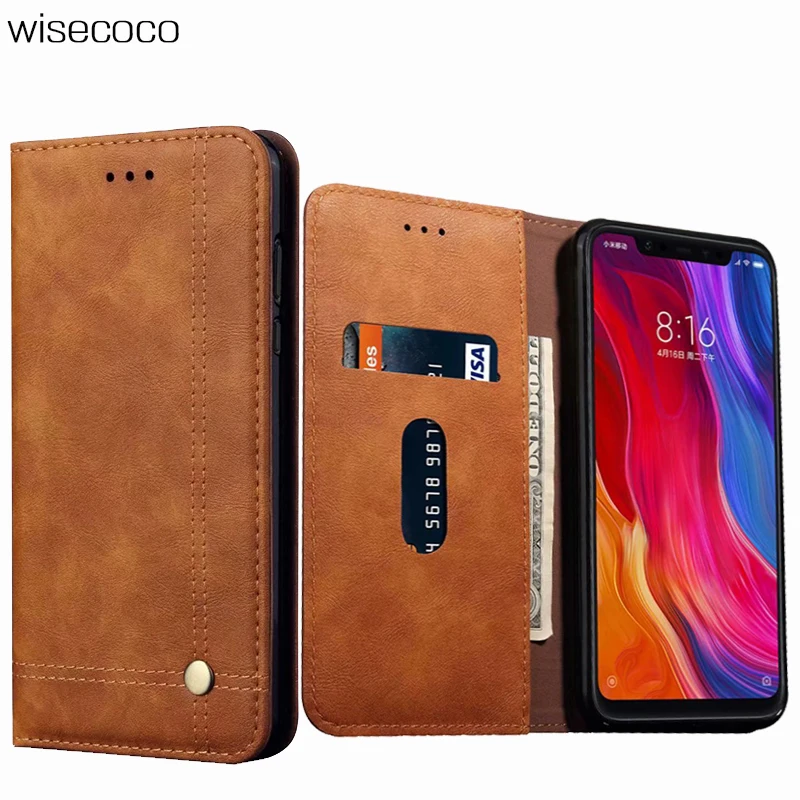 

Book Retro Flip Case for Xiaomi Mi 8 Se 9 9t A2 LITE 6X 5X A1 Pocophone F1 Redmi K20 7 Note 5 6 7 Pro Luxury Leather Wallet Case