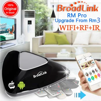 Broadlink RM PRO + RM33 2019 New Universal Smart Remote Control Smart Home Automation WiFi + IR + RF Switch For IOS Android geeklink extension intelligent controller smart home automation wireless switch wifi rf ir remote control via ios android
