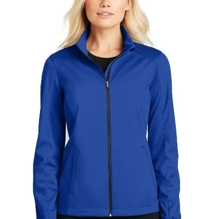 Port Authority L717 Ladies Active Soft Shell Jacket True Royal - Extra Large (1)