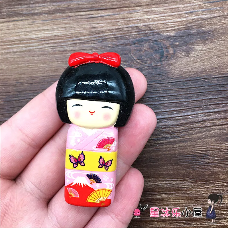 Ручная роспись Осака Япония Осьминог шары 3D магниты на холодильник сувениры для туристов холодильник магнитные наклейки подарочные украшения - Цвет: Красный