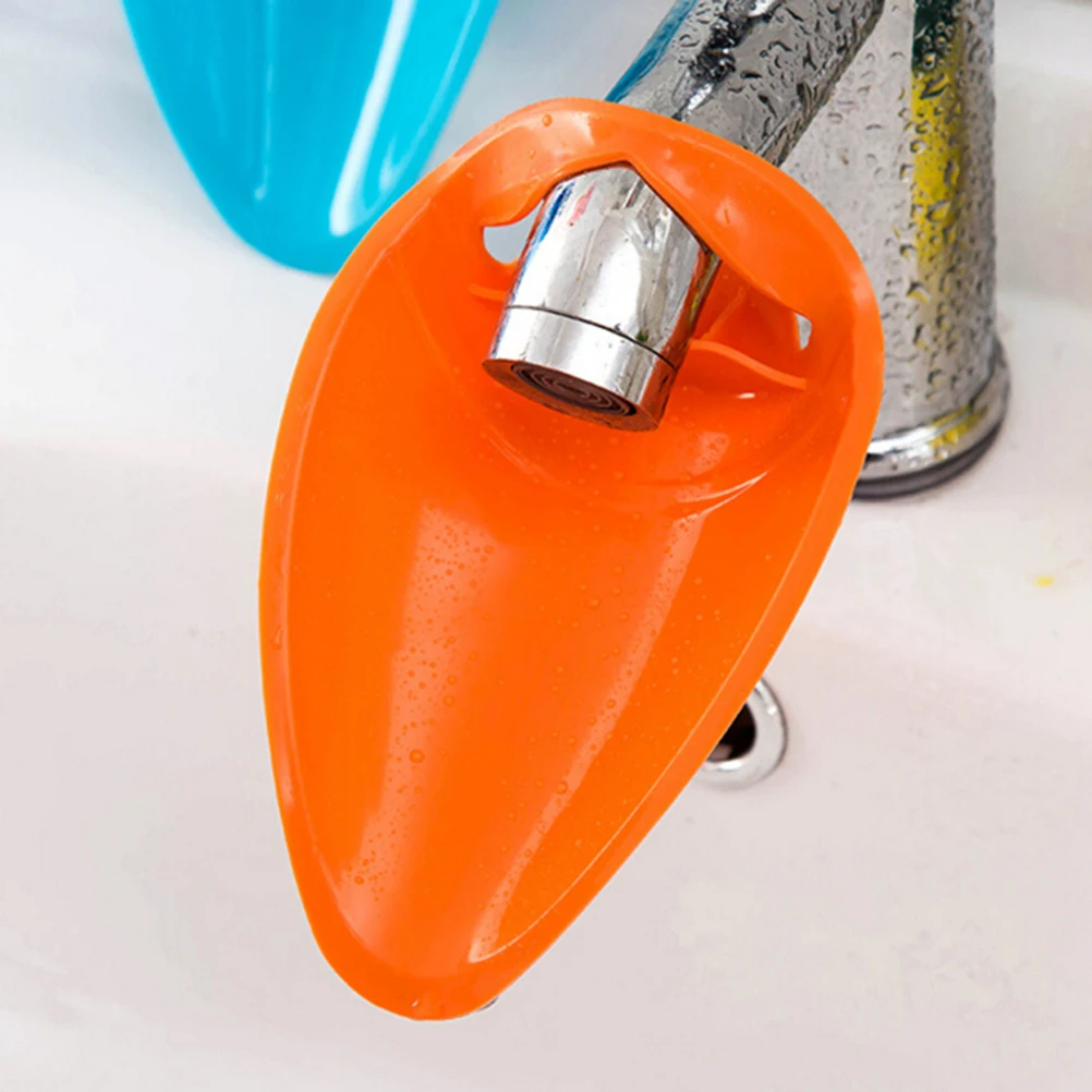 Cute Bathroom Sink Faucet Chute Extender Children Kids Washing Hands Bathroom Faucet Accessories 2 Colors 1PCS Cute Bathroom Sink Faucet Chute Extender Children Kids Washing Hands Bathroom Faucet Accessories 2 Colors 1PCS