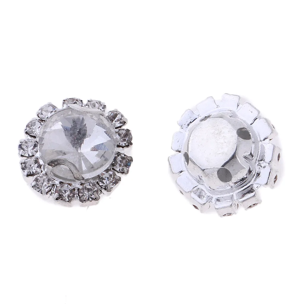 20Pcs Glass Rhinestone Sewing On Clothes Wedding Dress DIY Fashion Rhinestone Decoration Sticker Sewing Accessories