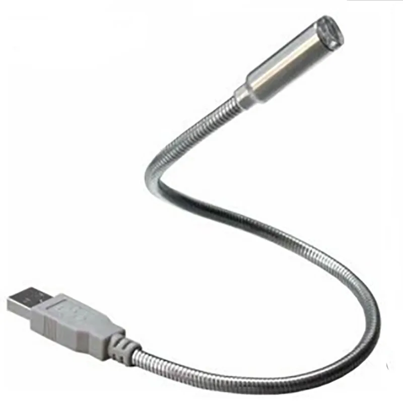 Гибкая светодиодная лампа USB для ноутбука настольного компьютера чтения книг