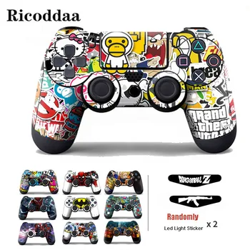 

Vinyl Cover Sticker For PS4 Wireless Controller Gamepad Protective Skin Decal For Playstation 4 Controle Joystick