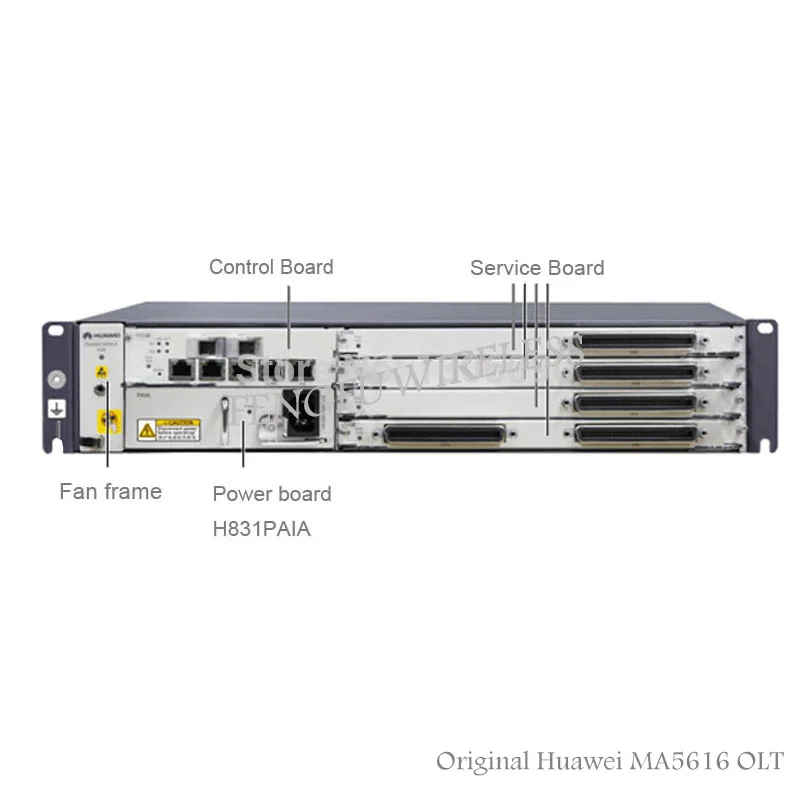 Оригинальный цифровой мультиплексор IP DSLAM SmartAx HUA WEI MA5616 шасси CCUB + PDIA 4 платы VDLE (VDSL