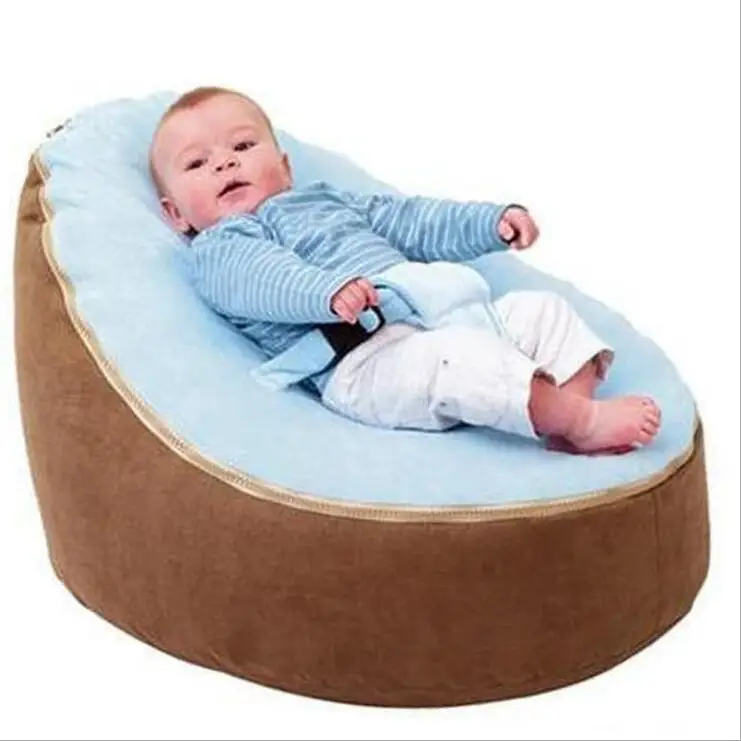 Just a Skin! 2018 Renew Baby Bean Bag Creative Newborn Lazy Sofa Baby Seat Chair Bed for Newborn (No filler) Drop Shipping