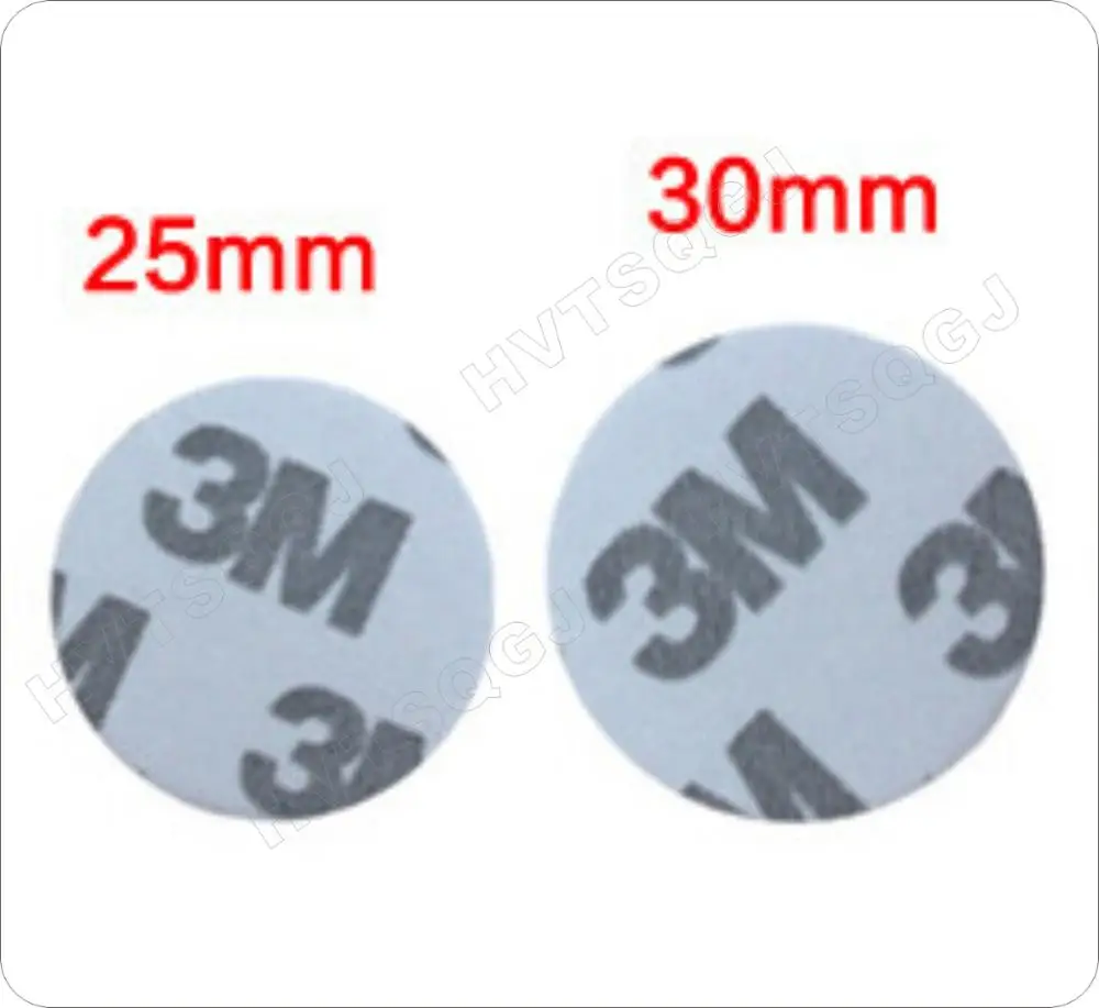 

100pcs 13.56Mhz UID changeable MF 1k s50 RFID Adhesive Sticker Round Coin Card Rewritable Copy Clone Proximity Card