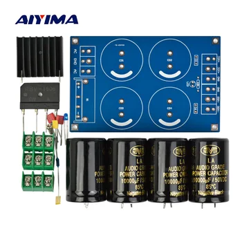 

Aiyima Amplifier Rectifier Filter Board 4x10000UF Large capacitor Full Bridge Filter Subwoofer DC Amplifiers DIY KITS