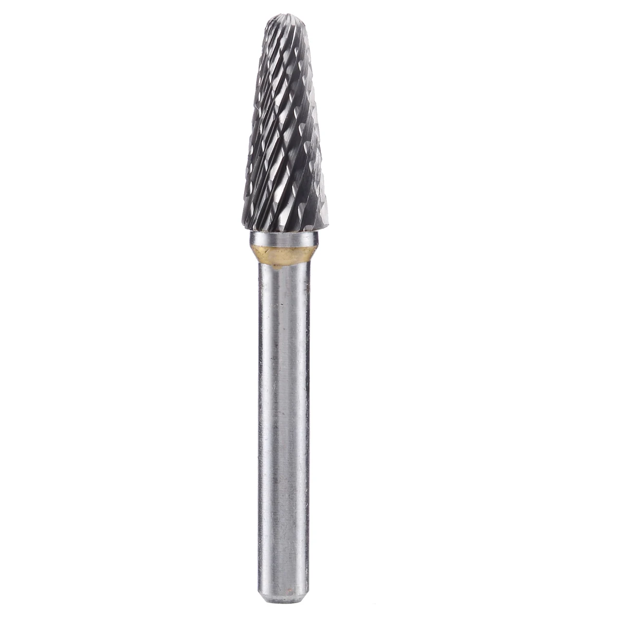 5pcs 1/4" Shank 6x10mm Tungsten Carbide Milling Cutter Rotary Burr Double Diamond Cut Rotary Tools Electric Grinding Tools