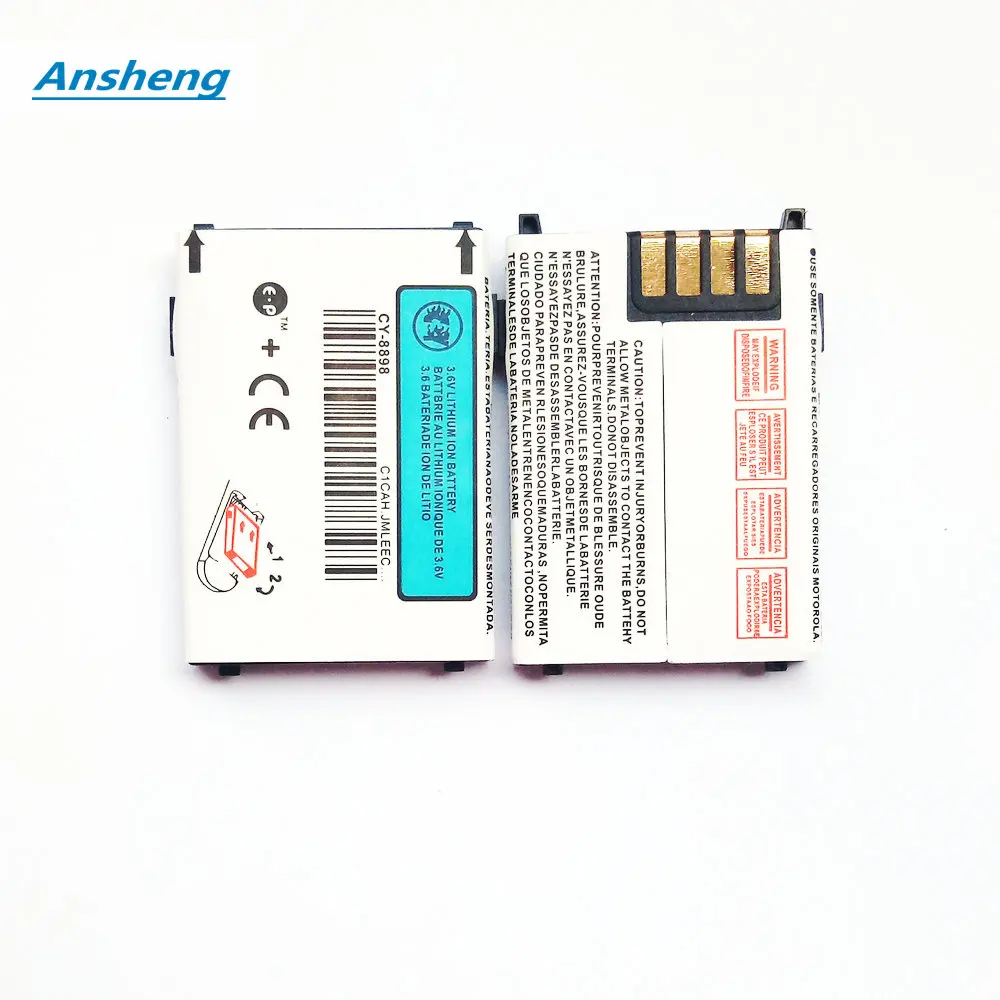 Высококачественный аккумулятор Ansheng SNN5341A 800 мАч для Motorola P7389 P7789 T189 V2188 V3688 V50 V8060/62/68