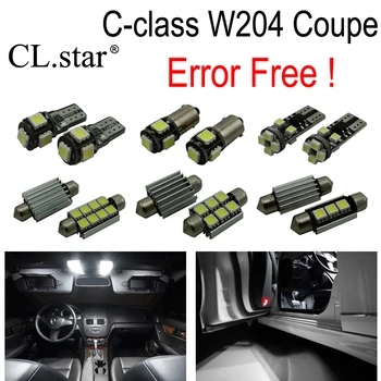 

15pcs LED lamp Interior dome Light Kit For Mercedes Benz C class C204 Coupe C180 C200 C220 C250 C300 C350 C63 AMG (2011-2015)