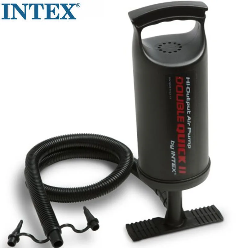 Intex Быстрый-заполняющий Ac Электрический воздушный насос наружный ручной надувной насос для бассейна - Цвет: 68612