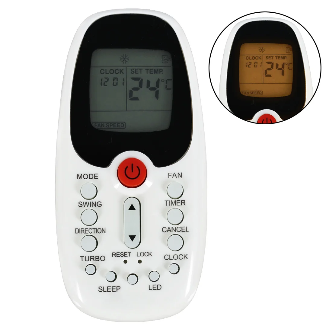 

Air Conditioner air conditioning remote control suitable for Midea Komeco Comfee with LED R06/BGCE R06/BGE