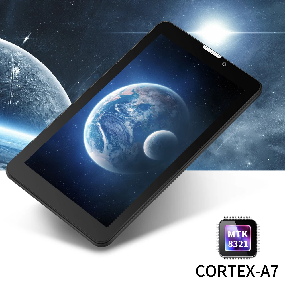 Yuntab черный 7 дюймов e706 Планшеты PC Сенсорный экран 1024*600 Android 5.1 Планшеты двойной Камера 4 ядра Wi-Fi/Bluetooth