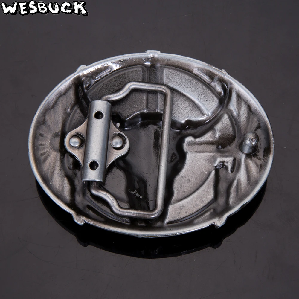 Wesbuck Brand большой бык пряжки ремня для мужчин женщин Прохладный Western Buckles металла Ковбой Пастушка Fivela Marvel букле Ceinture