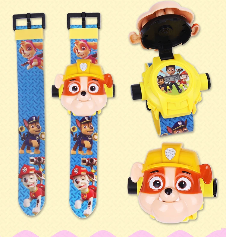 Paw patrol toys set Projection watch action figure paw patrol birthday anime figure patrol paw patrulla canina toy gift