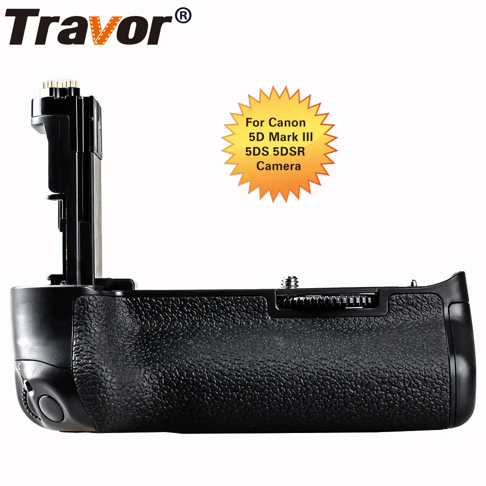 

Travor Professional Multi Power Battery Grip for Canon 5D Mark III 5D3 5DS 5DSR cameras as BG-E11 work with LP-E6 Battery