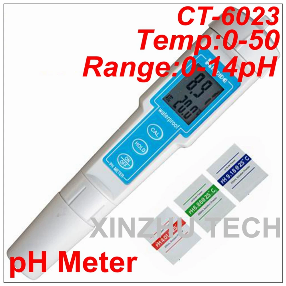 CT 6023 Waterproof pH Meter Tool Digital pH Meter pH Value Measurement And Control Instrument