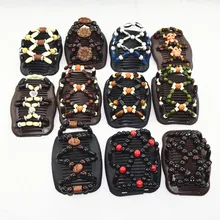 40 шт./лот, смешанный стиль, модные Волшебные гребни для волос, деревянные заколки для волос, аксессуары для женщин, ювелирные изделия