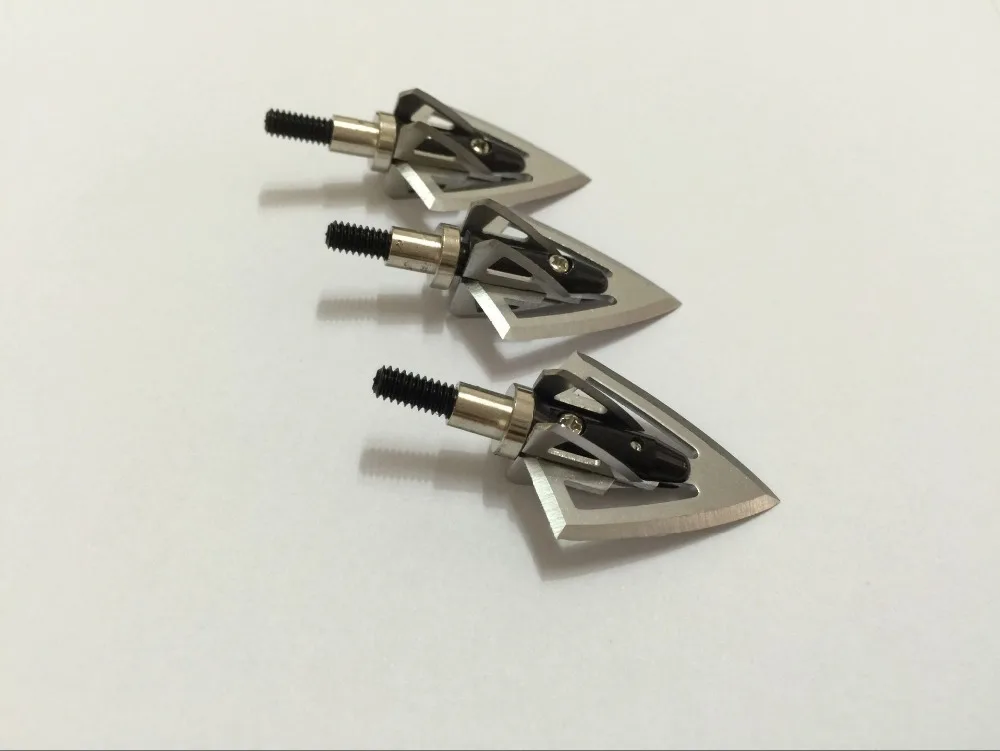 JIEXI HWYP XT Dual Blade Broadhead 100 Grain 3 Packbroadheads 100