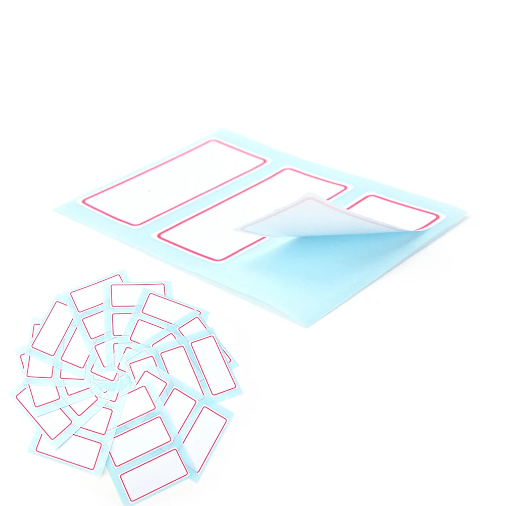 12sheets self adhesive label Blank note label Bar sticky writable name stickers!