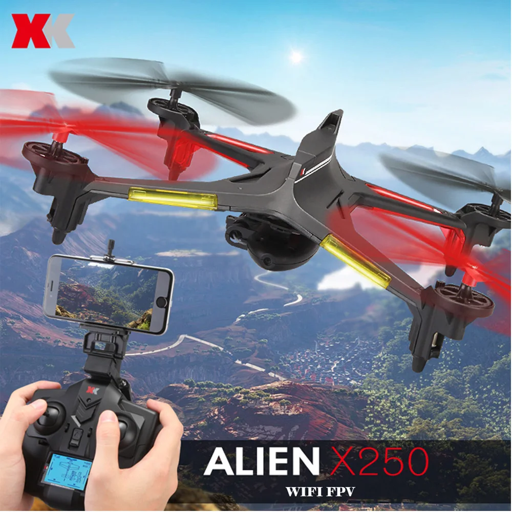 Original XK X250 font b Drones b font Dron WIFI FPV HD 720P Camera 2 4G