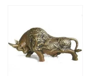 

Chinese feng shui bronze cow sculpture FREE SHIPPING