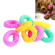 6/8Pcs Convenient Hair Magic Curler Rollers Spiral Curls Hair Styling DIY Tools 9X7L