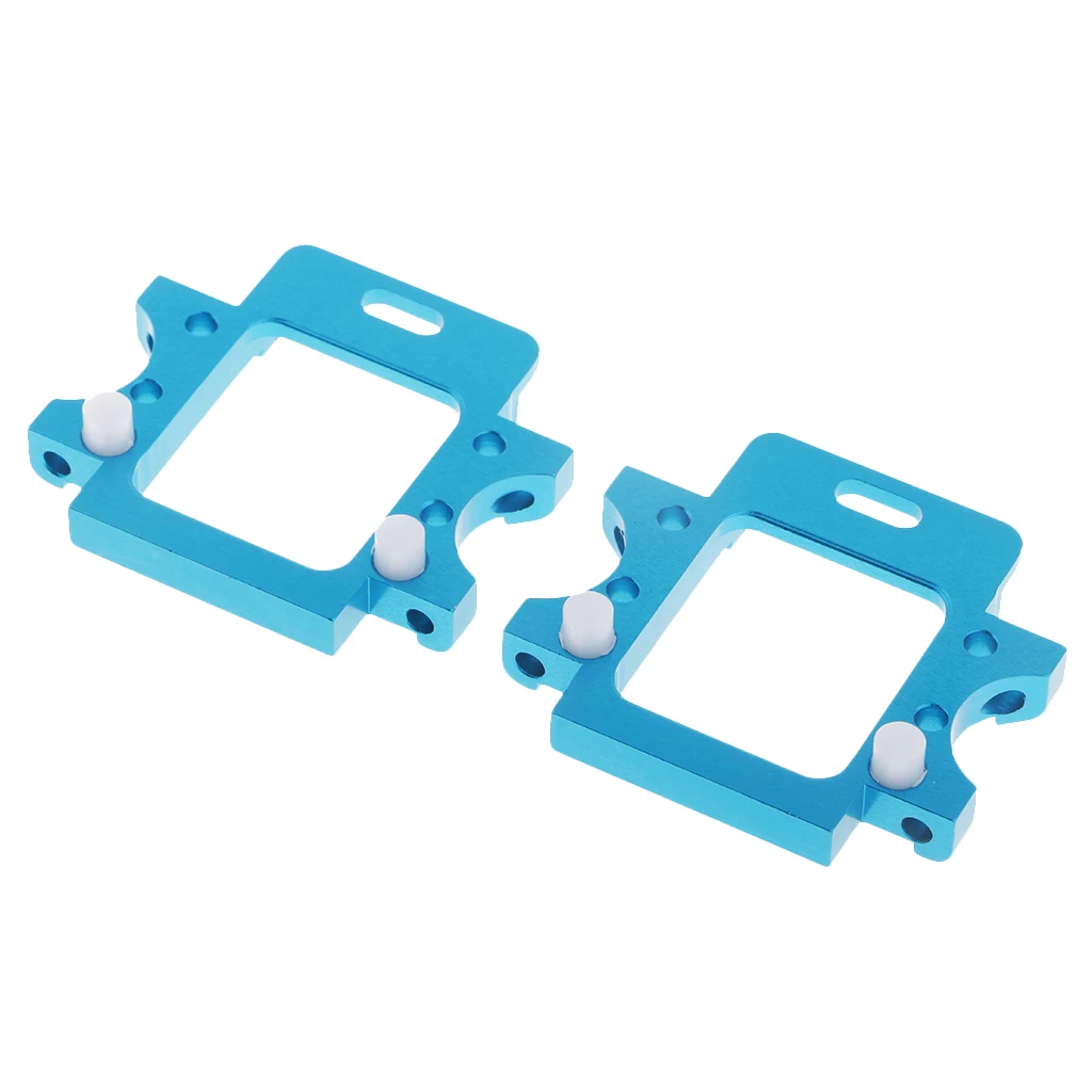 Aluminum Rear Gear Box Mount 2PC for HSP 94103 94123 94111 94107 94108 94170 RC Car Upgrade Parts