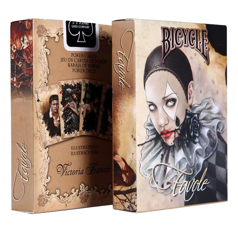 1pc Bicycle Favole Playing Cards Collectible Victoria Frances Underwor Magic Category Poker Cards Game for Professional Magician 1pc Bicycle Favole Playing Cards Collectible Victoria Frances Underwor Magic Category Poker Cards Game for Professional Magician