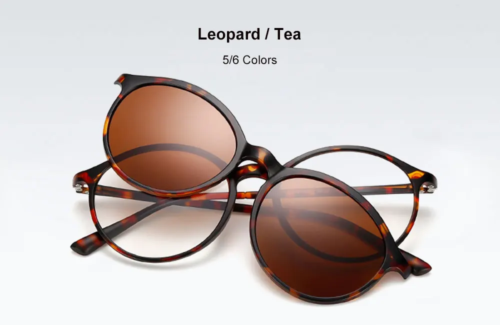 VEGA Polarized Magnetic Clip On Sunglasses Fit Over Sunglasses Prescription glasses 2 In 1 Magnetic Glasses Men Women VG213  (14)