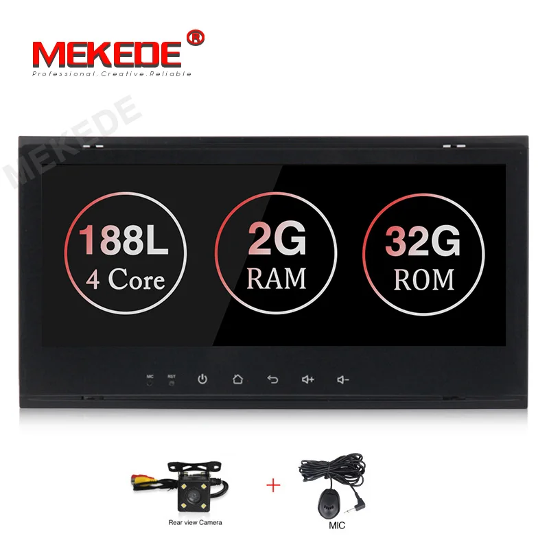 Mekede автомобильный мультимедийный плеер 8," HD Android 9,1 gps Авторадио для VW/Volkswagen/Touareg Canbus Wifi FM радио USB DVR 2 ГБ+ 32 ГБ - Цвет: add camera