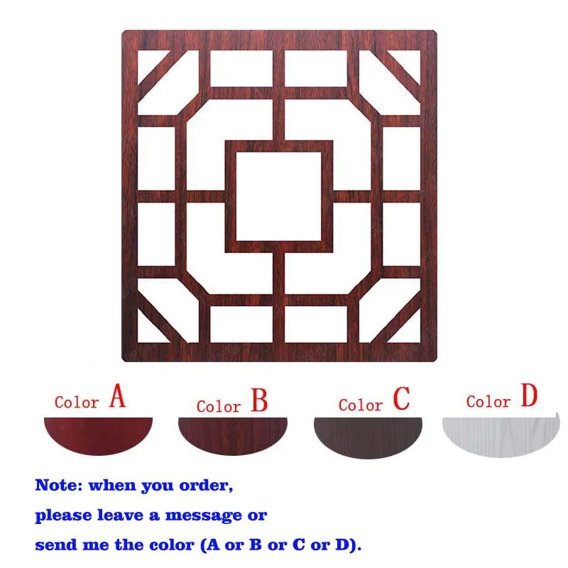 Китайская мода минималистичный вход от экрана занавес плитки настенные панели Висячие полые деревянные стены гостиной движение - Цвет: mode 22