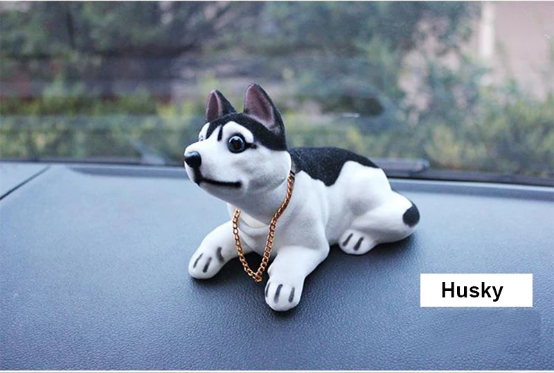 Ornamento Del Coche Accesorios De Carro Perro Que Mueve Cabeza Para El Tablero Ebay