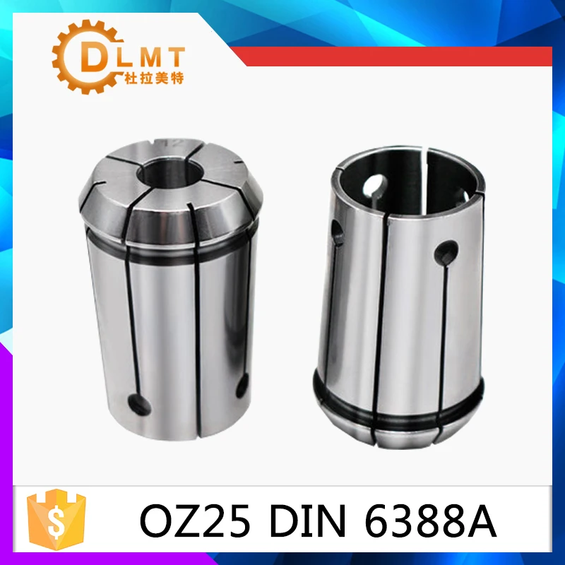 Пружинный цанговый патрон OZ25 DIN 6388A диапазон от 3 4 5 6 7 8 9 10 11 12 13 14 15 16 17 18 19 20 21 22 23 24 до