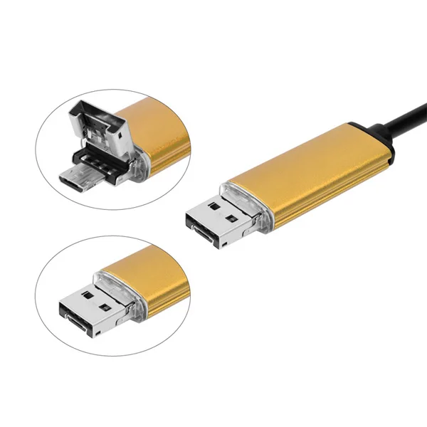 2в1 1080P для Android Micro-USB и Windows USB эндоскоп камера 2 м/5 м