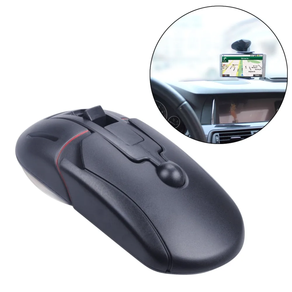 Creative Universal Mouse Shaped Windshield Car Phone Holder Dashboard  Desktop Foldable Car Holder for Smartphones GPS (360 Degree Rotation) (9)
