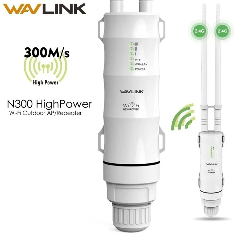 

WAVLINK AC300 AC1200 Dual-Band Wifi Repeater Wireless Signal Booster Amplifier/Range Extender Antennas Maximum Speed Up To 5GHz