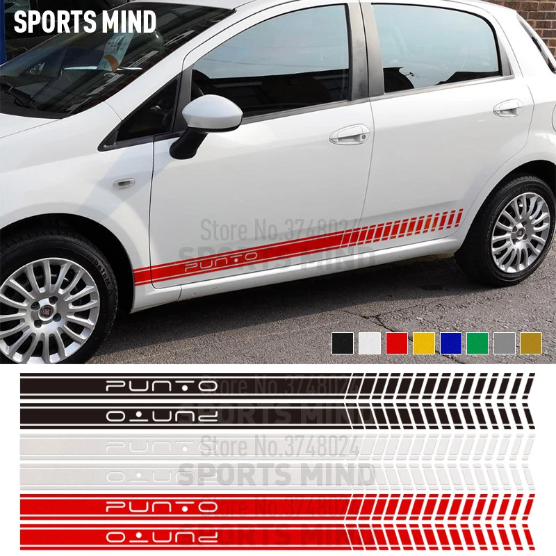 車のドアのサイドストライプのステッカー フィアット プント エボ アバルト フィアット グランデ プントのカーアクセサリー 1ペア Car Stickers Aliexpress 車のドアのサイドストライプのステッカー フィアット プント エボ アバルト フィアット グランデ プントのカーアクセサリー 1ペア Car Stickers Aliexpress
